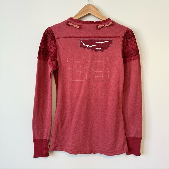 We The Free Ruffled Long Sleeve 88 Top - Picture 6 of 10